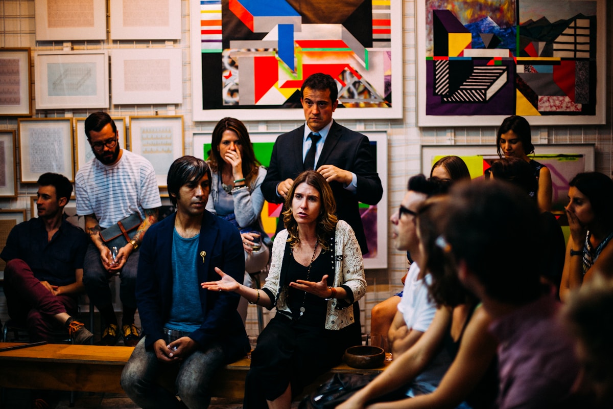 Comunidad conversando